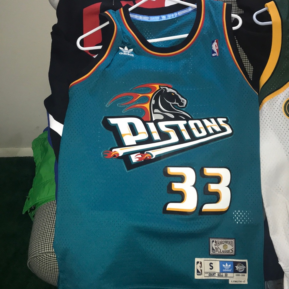 Grant Hill Pistons Hardwood Classic Jersey